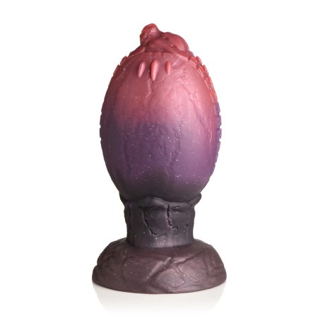 XR Brands Dragon Hatch Silicone Egg Large - Textured Fantasy Model