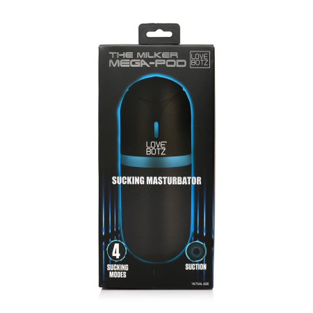 XR Brands The Milker Mega-Pod Intimate Suction Device - Dual End Design