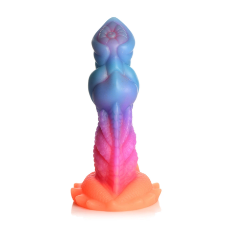 Blush Novelties Aqua Cock Silicone Model Glow-in-the-Dark Blue 20 cm