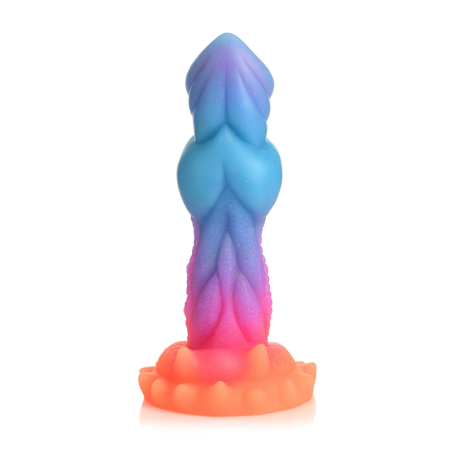 Blush Novelties Aqua Cock Silicone Model Glow-in-the-Dark Blue 20 cm