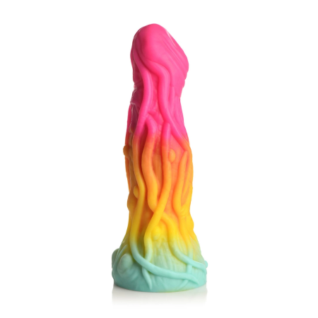 XR Brands Shape Shifter Alien Silicone Model with Suction Base, Multicolor
