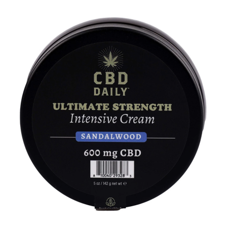 CBD Daily Ultimate Strength Intensive Cream Sandalwood 142g - Fast Relief Formula
