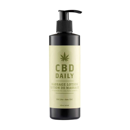 CBD Daily Massage Lotion 237ml - Hemp Oil & Mint Scented Formula