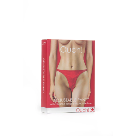 Ouch! Adjustable Vibrating Underwear with Single-Speed Bullet