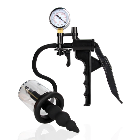 Shots Manual Rosing Pump Black - Adjustable Suction System, 3 Attachments