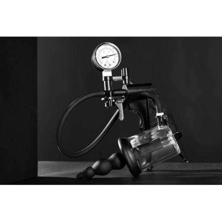 Shots Manual Rosing Pump Black - Adjustable Suction System, 3 Attachments