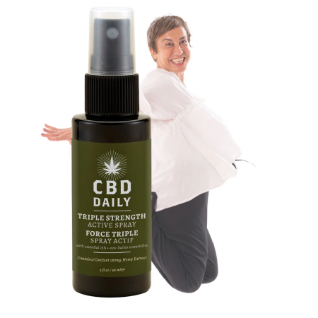 CBD Daily Active Triple Action Spray 60ml - Cooling Menthol Formula