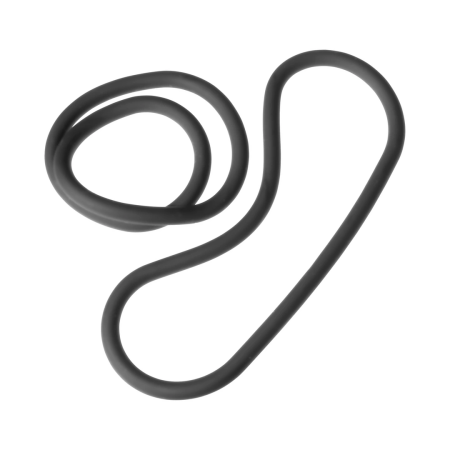 Perfect Fit Silicone Slim Adjustable Wrap Ring 12/30 cm - Flexible Band