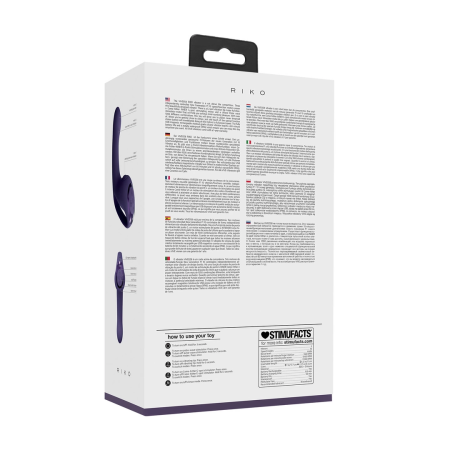 VIVE RIKO Advanced Triple Motor Intimate Device Purple 60min Waterproof