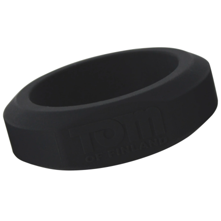 XR Brands 3-Piece Silicone Ring Set - Flexible Sizes, Black