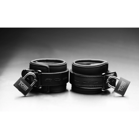 Sportsheets Neoprene Adjustable Locking Wrist Cuffs Black