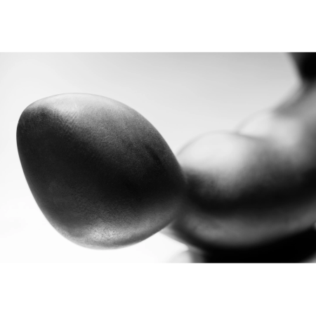 Blush Novelties P-Spot Vibrating Massager Silicone Black Ergonomic