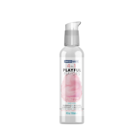 Swiss Navy 4-in-1 Lubricant Cotton Candy Flavor 118ml Paraben-Free