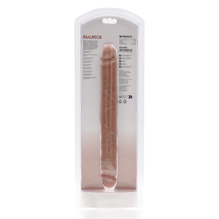 RealRock Slim Double Ended Intimate Model 30.5 cm - Natural Tan