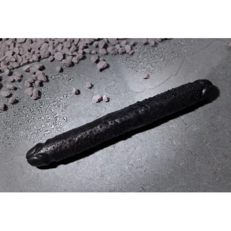 RealRock Slim Double Ended Model 30.5 cm Black - Flexible Intimate Toy