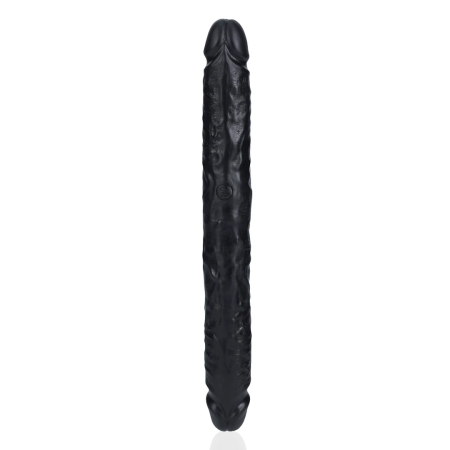RealRock Slim Double Ended Model 30.5 cm Black - Flexible Intimate Toy