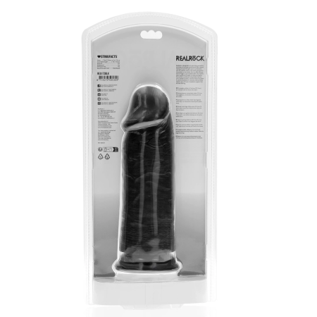 RealRock Model 9 Straight Intimate Machine 23 cm Black Silicone