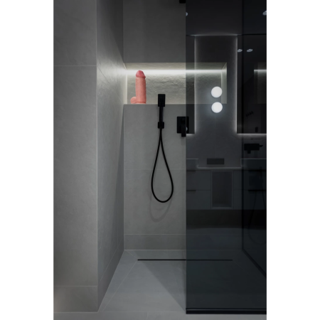 RealRock Extra Thick 20.3 cm Anatomical Model with Suction Base - Flesh