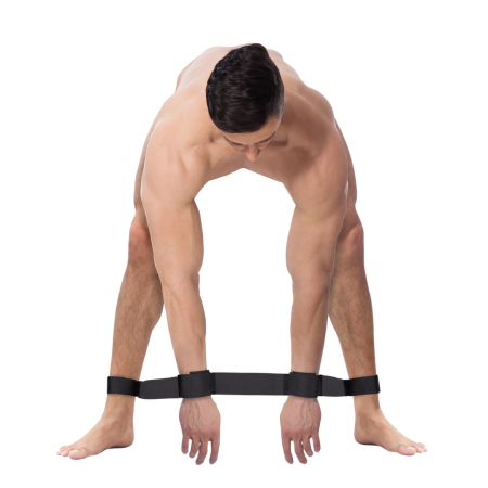 Ouch! Adjustable Black Restraint System for Hands and Ankles, Universal Fit