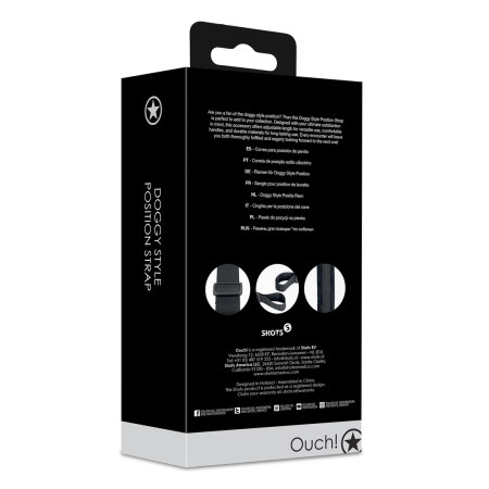 Sinner Gear Adjustable Black Position Support Strap Ergonomic Handles