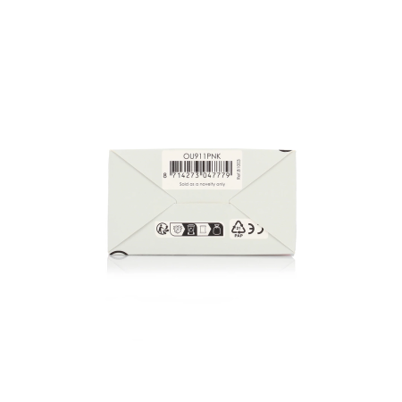 EasyToys LED Fox Tail Pink - Metal Plug with Illuminated Fluffy Tail