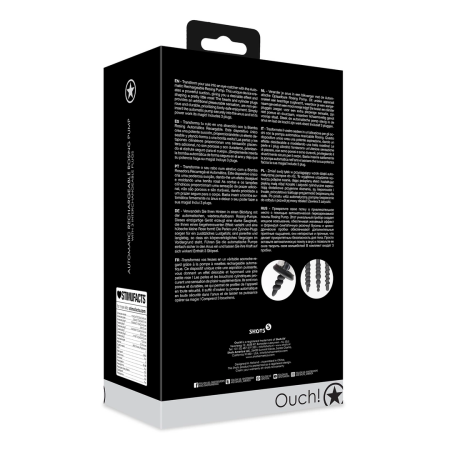 Rocks-Off Rosing Black Automatic Intimate Pump Set with 3 Attachments