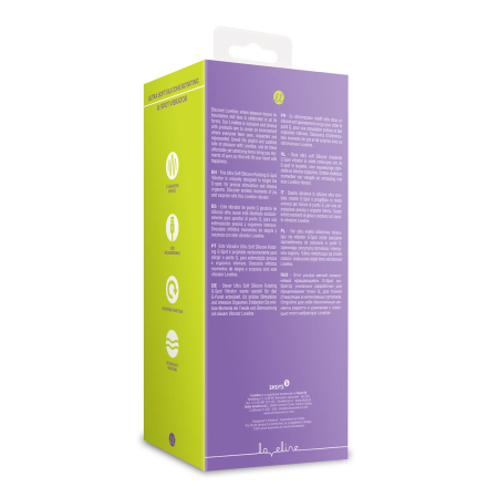 Loveline Ultra Soft Silicone Intimate Rotating Massager Lavender