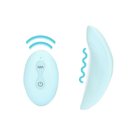Loveline Arctic Blue Remote-Controlled Panty Device - Compact & Discreet