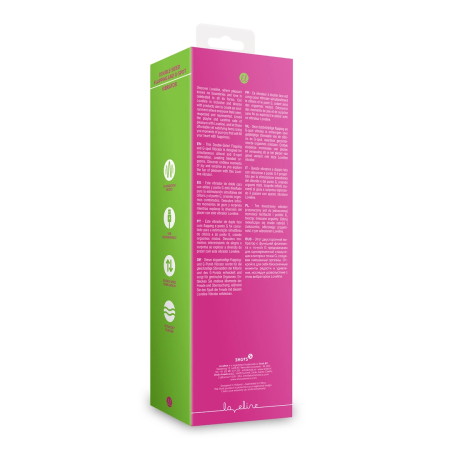 Loveline Dual-Action Flapping Vibrator Exuberant Pink Multi-Speed Silicone