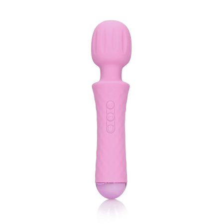 Loveline Mini Wand Massager Exotic Fuchsia - Compact Portable Model