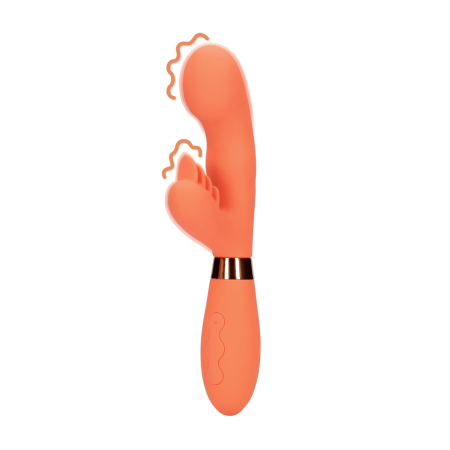 Loveline Glazed Carrots Silicone System with Ribbed Dual Stimulator