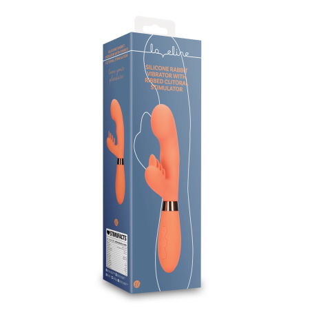 Loveline Glazed Carrots Silicone System with Ribbed Dual Stimulator