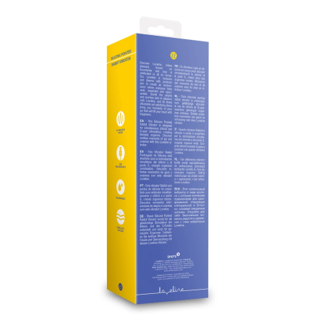 Loveline Silicone Pointed Dual Stimulation Vibrator Pink 20 cm