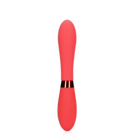 Loveline Salsa Silicone Smooth Vibrator - Sleek Design, Pink, 18 cm