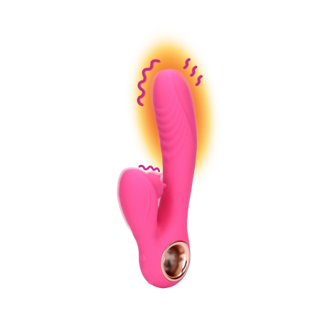 Loveline Exuberant Pink Intimate Stimulator with Heating and Motion System