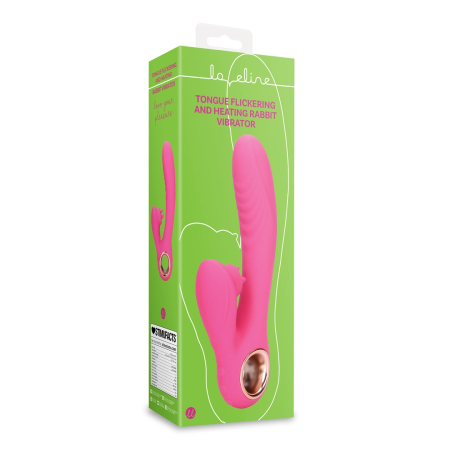 Loveline Exuberant Pink Intimate Stimulator with Heating and Motion System
