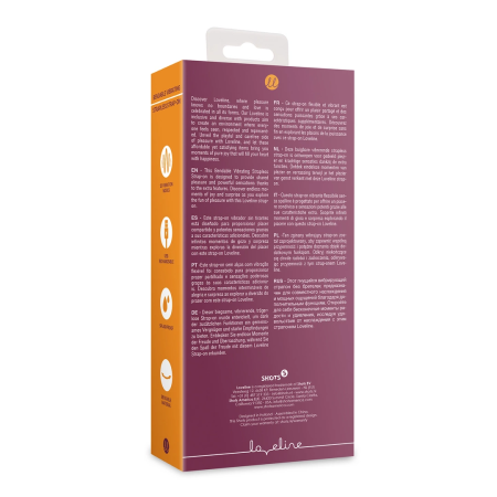 Loveline Bendable Vibrating Dual-End Intimate Device Merlot Grape