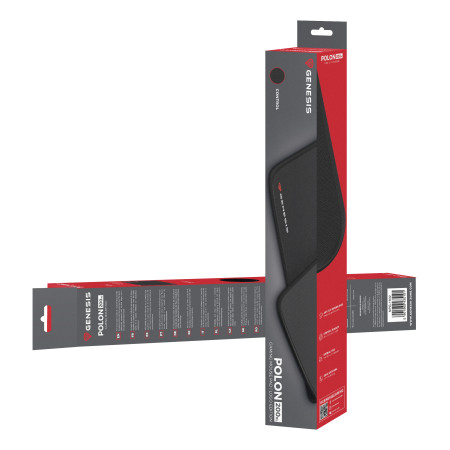 GENESIS Polon 200 XL Žaidimo pelės padėkliukas juodas