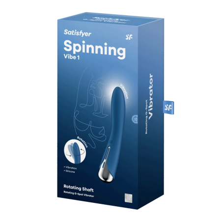 Satisfyer Spinning Vibe 1 Blue - Rotating Head Stimulation Device