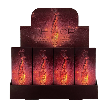 Nuei Thor Travel Size Display - 20 x 10ml Vegan Invigorating Gel Fruity Aroma