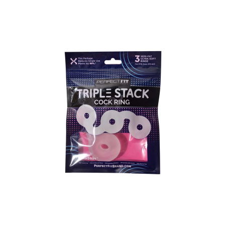 Perfect Fit Triple Donut Silicone Ring Set - Flexible & Soft, 3 Sizes