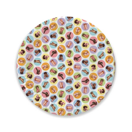 Dirty Plates Party Collection 8pcs - 7-Inch Disposable Paper Plates