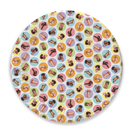 Dirty Plates Party Collection 8pcs - 7-Inch Disposable Paper Plates
