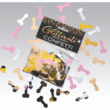 Glitterati Metallic Confetti Gold Silver Rose Gold Bronze 15g