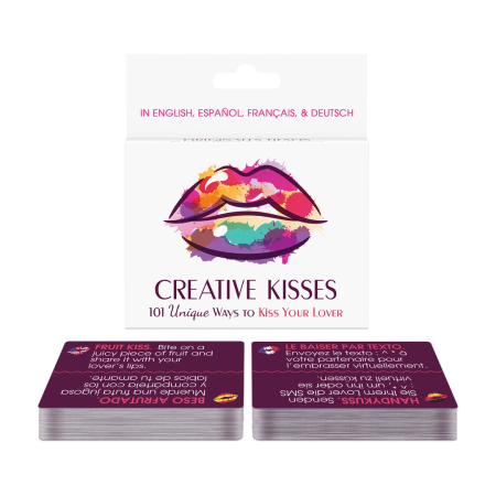 Creative Kisses Card Set - 101 Inspiring Kiss Ideas for Couples