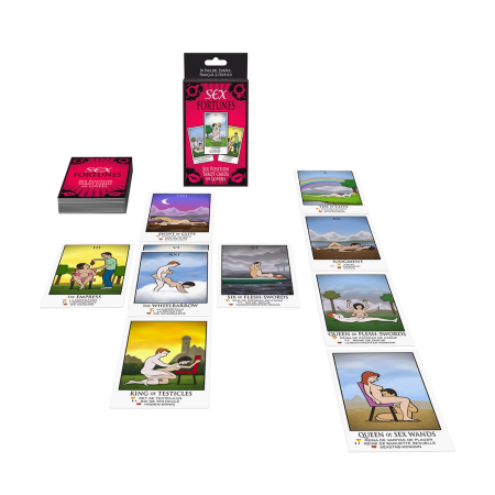 Kheper Games Sex Fortunes Card Deck - Romantic Tarot Game for Couples