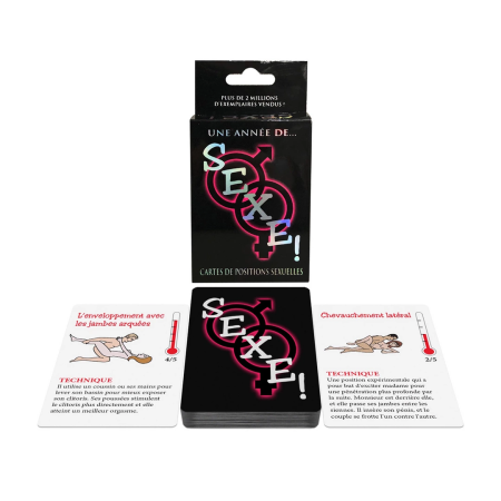 Sex Card Game French Edition - Intimacy & Fantasy Deck, Multicolor