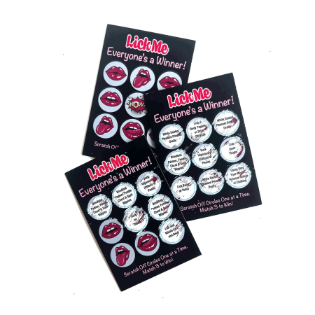 Kheper Games Lick Me Lotto Romantic Scratch-Off Cards 12-Pack