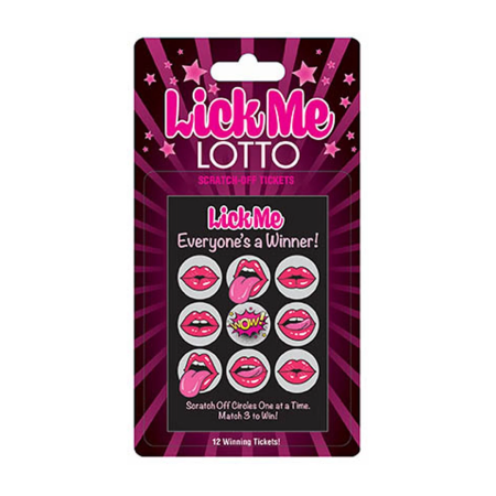 Kheper Games Lick Me Lotto Romantic Scratch-Off Cards 12-Pack
