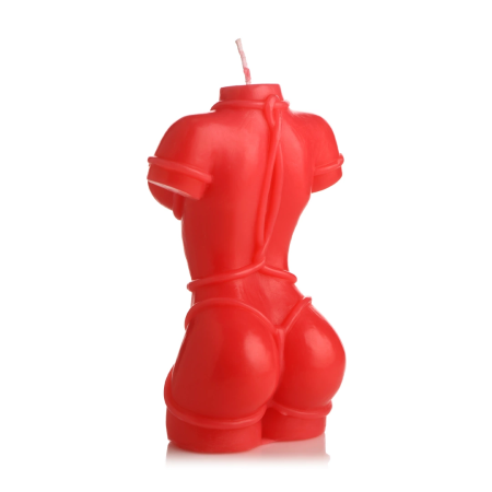 Bound Goddess Drip Candle Red - Artistic Wax for Sensual Ambience